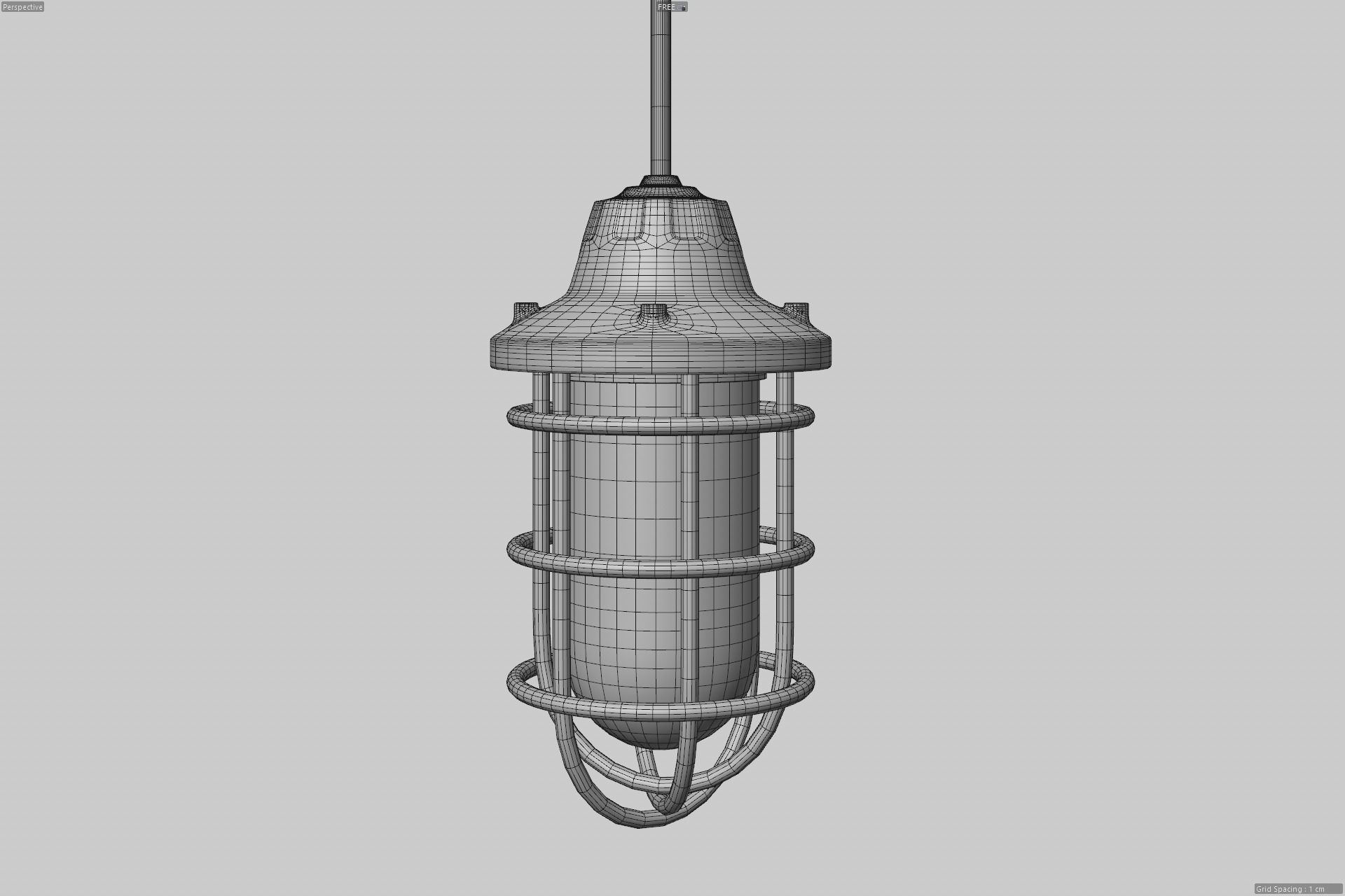 Rusty Lamp 3D model_2