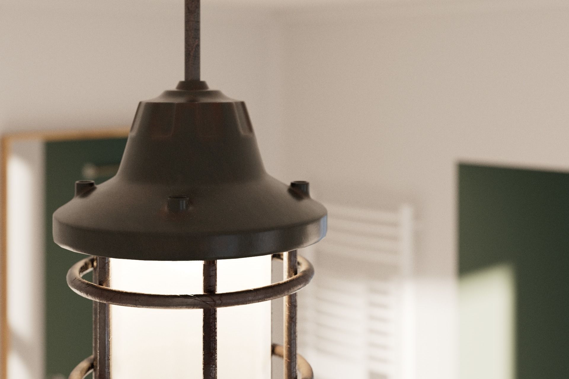 Rusty Lamp 3D model_5