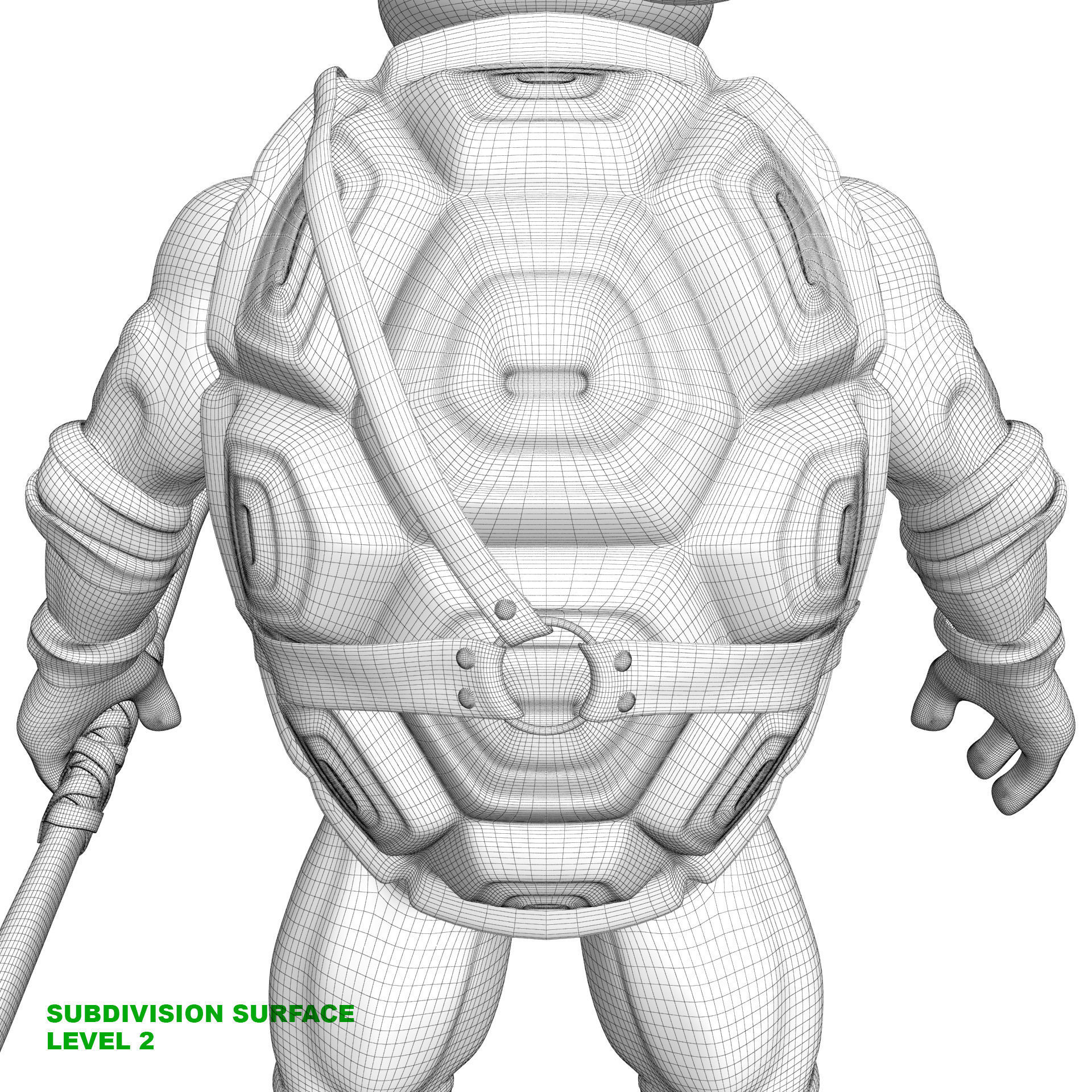 TMNT Ninja Turtles Donatello 3D model_29