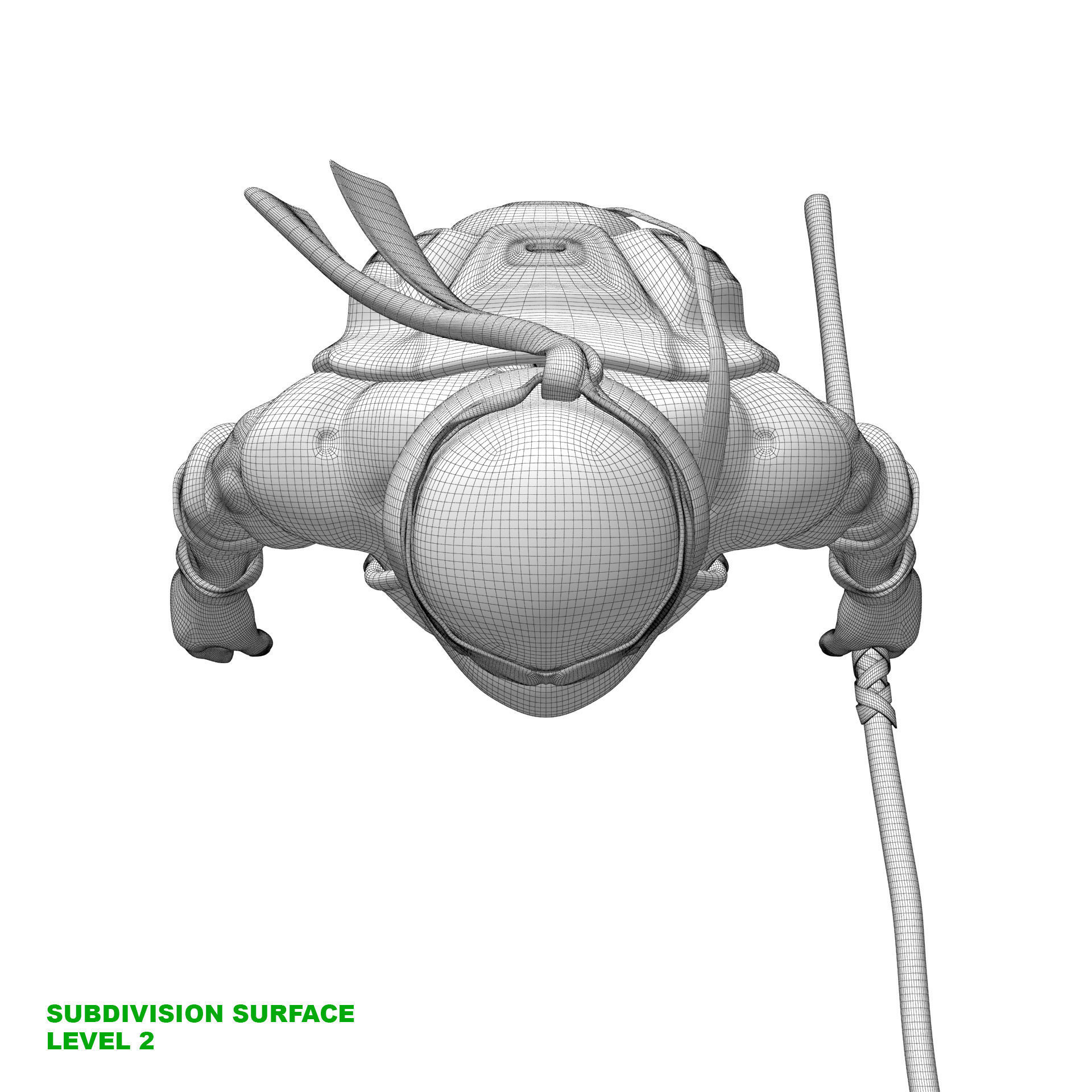 TMNT Ninja Turtles Donatello 3D model_25