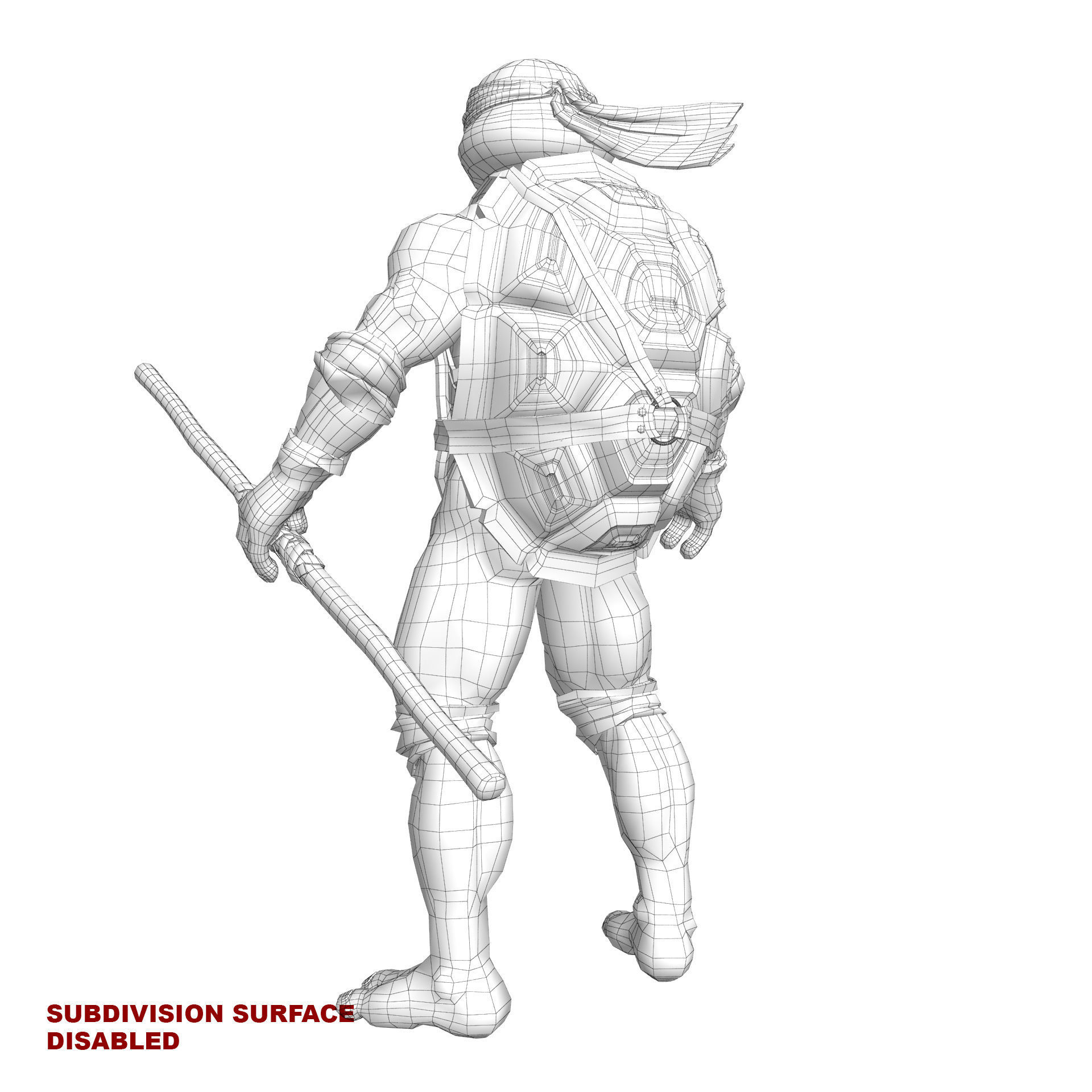 TMNT Ninja Turtles Donatello 3D model_24