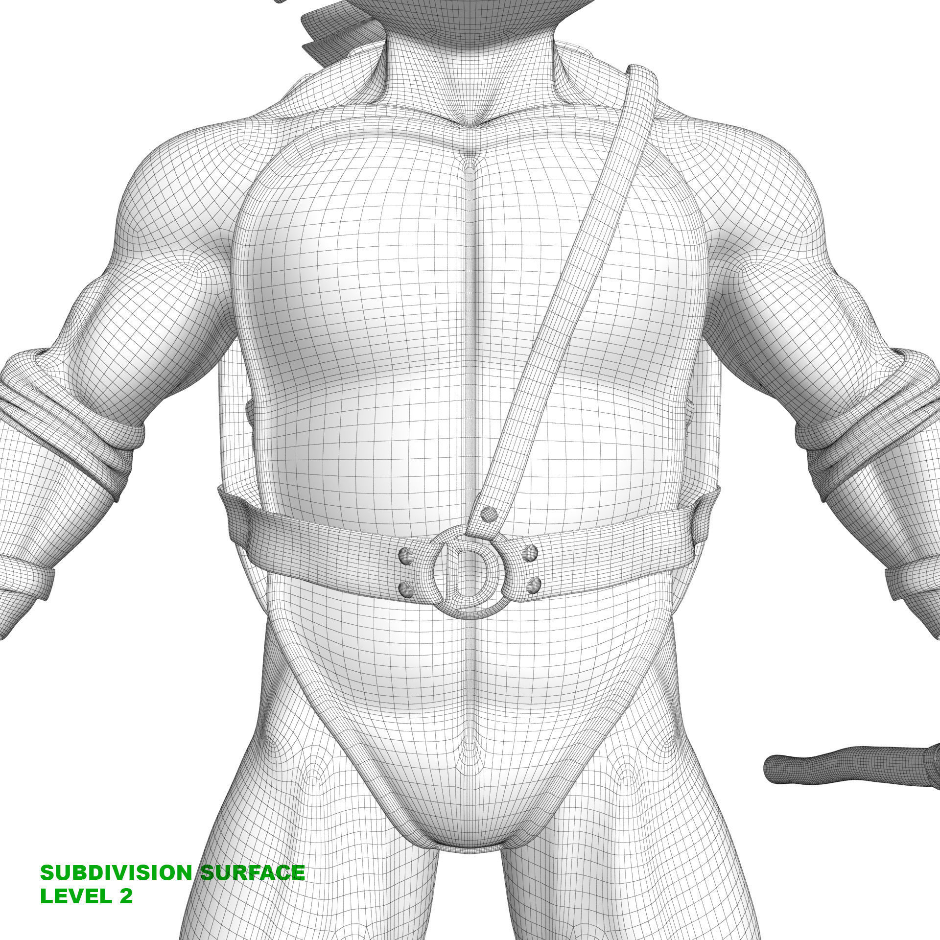 TMNT Ninja Turtles Donatello 3D model_28