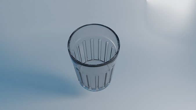 GLASS TUMBLER CUP FOR WATER AND TEA 3D model