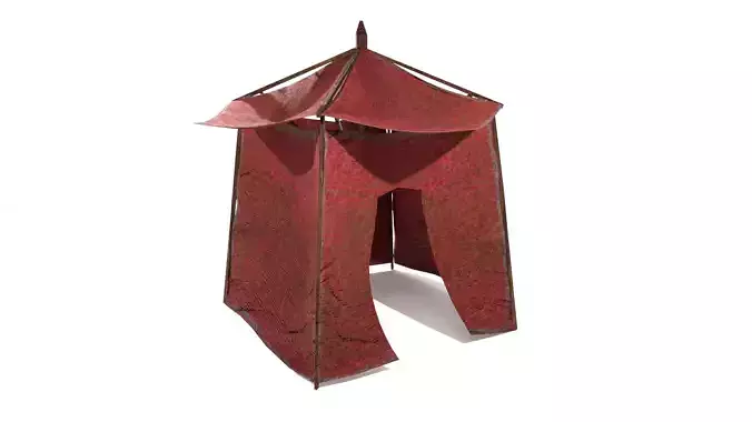 Medieval Camp - Detailed 3D Model with 4K Textures Low-poly 3D model