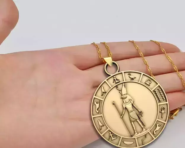 Horus king pendant ancient egypt 