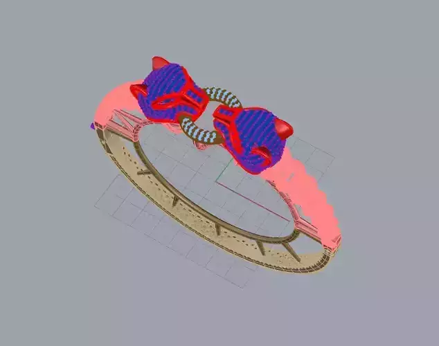 Gourmet tiger figure handcuffs