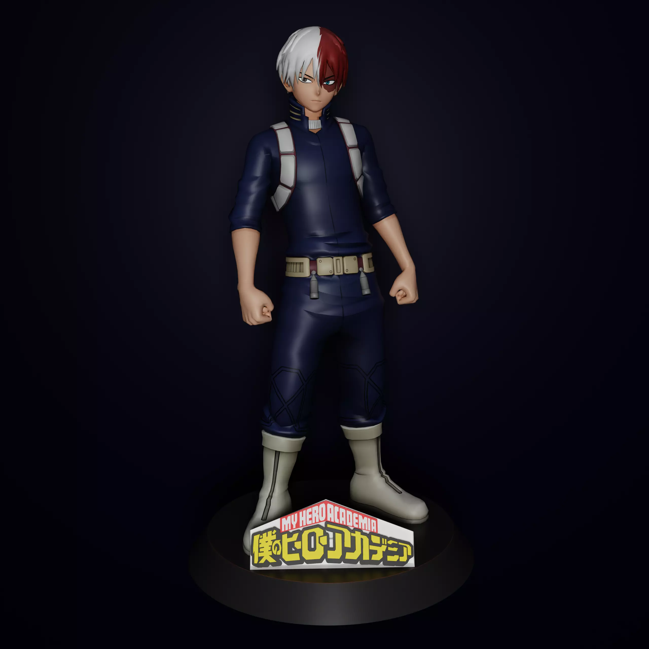 Shoto Todoroki 3D print model