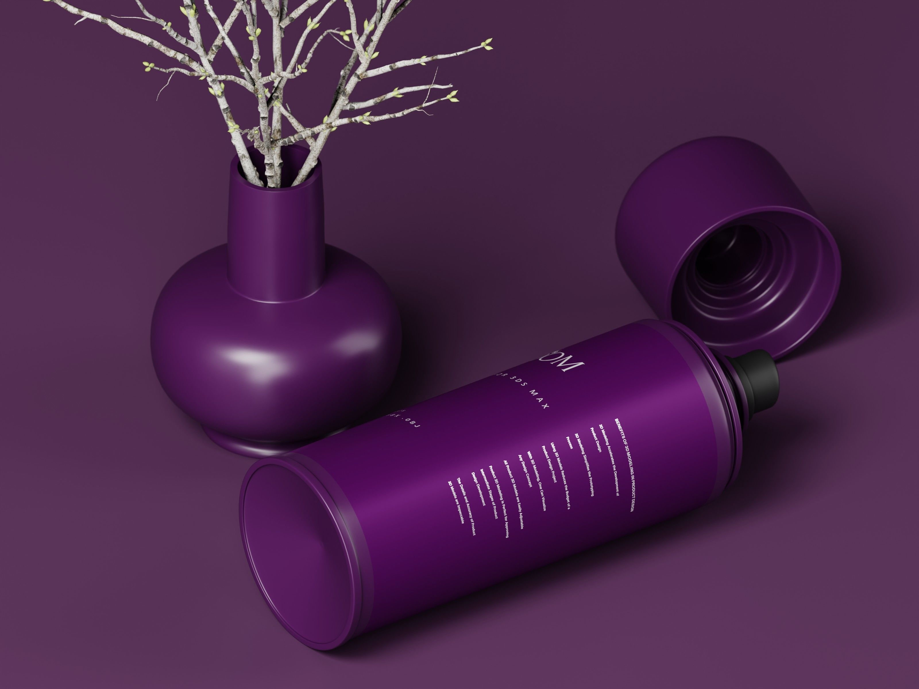 Spray Can 3D model Free low-poly 3D model_4