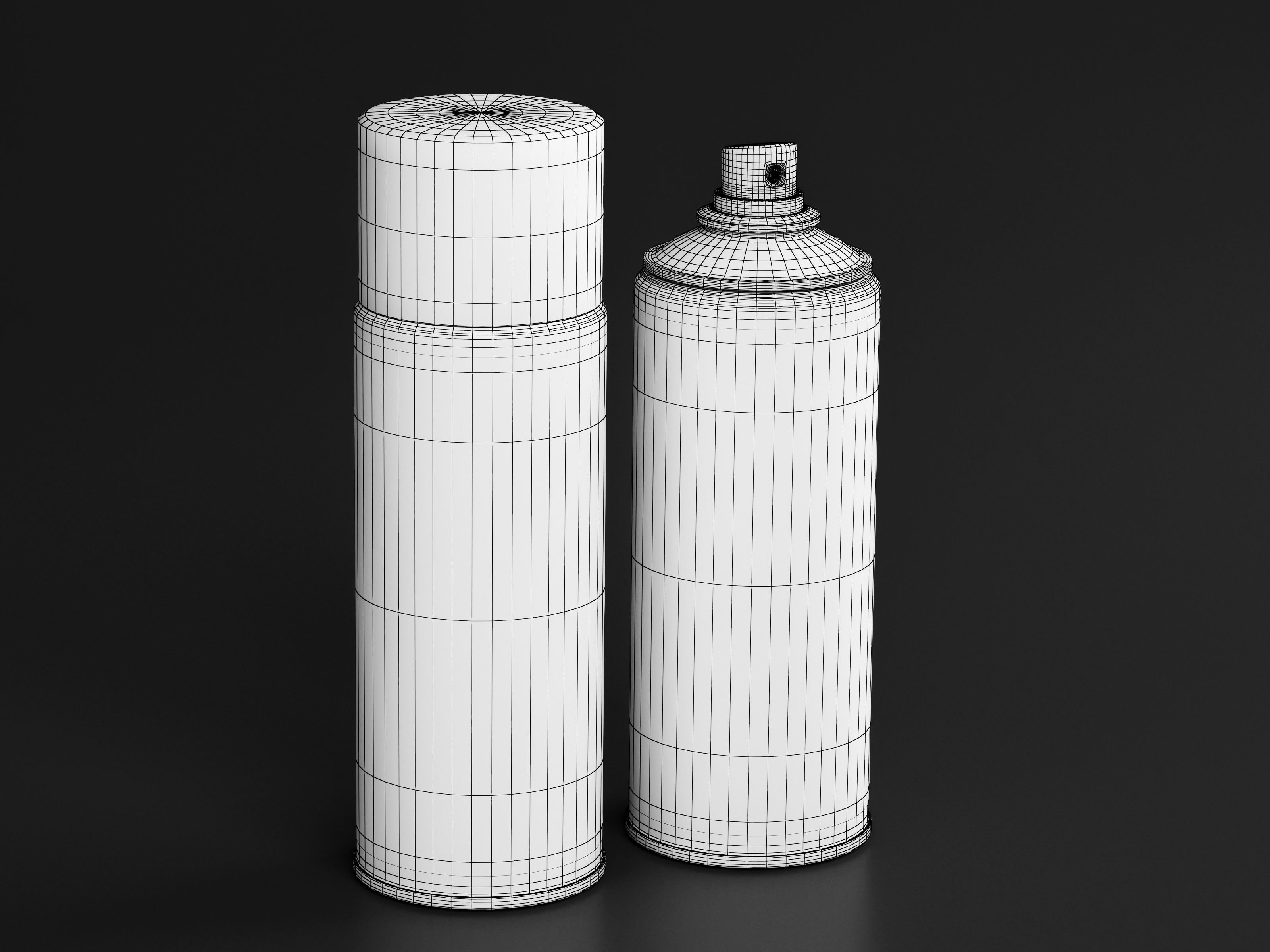 Spray Can 3D model Free low-poly 3D model_5