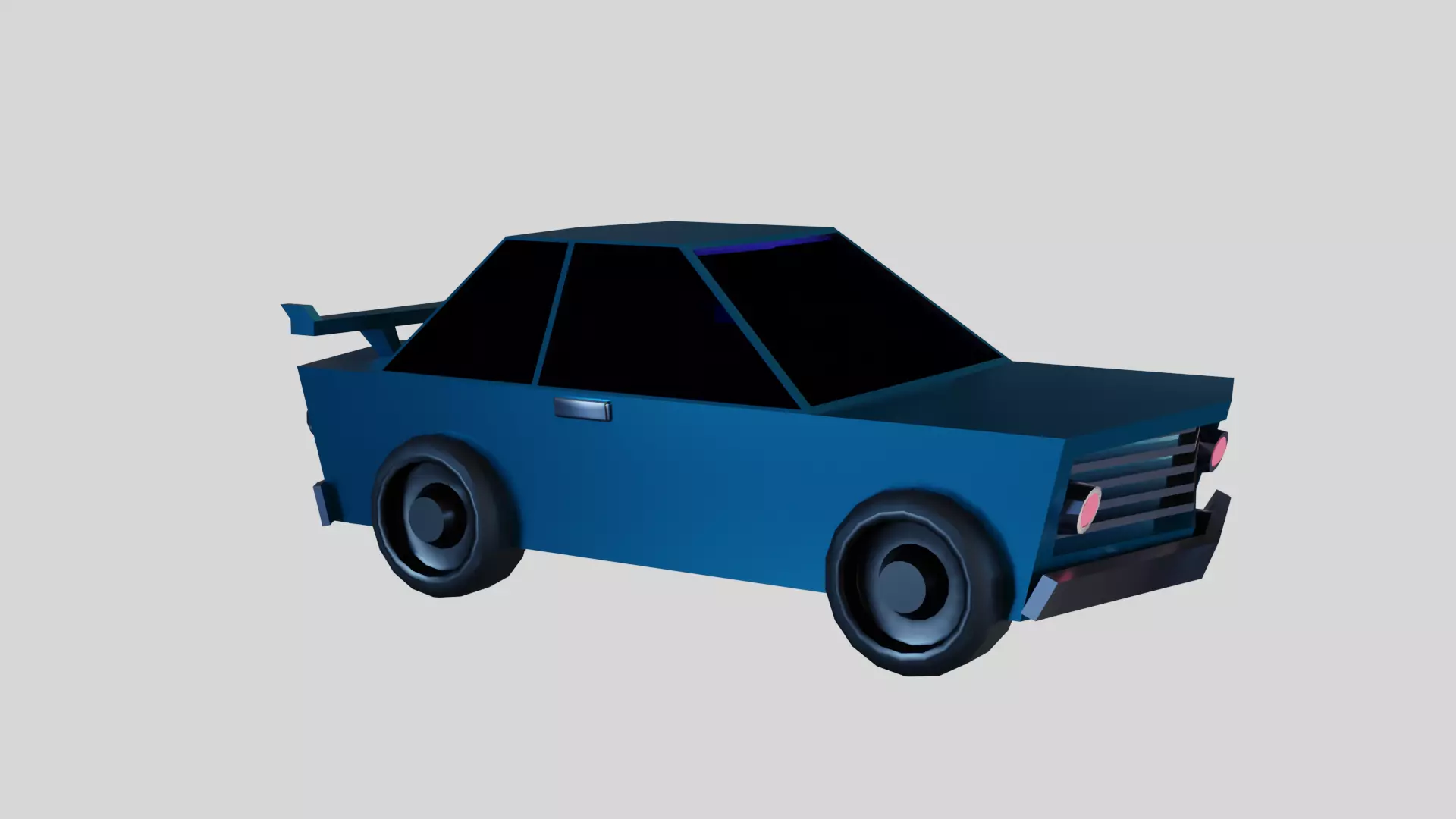 Low Poly Race Car Low-poly 3D model_0
