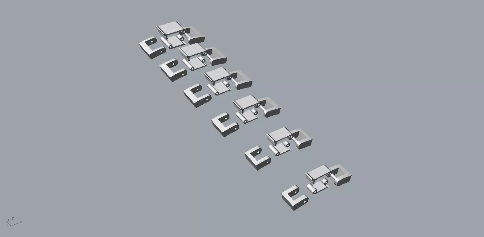 Lock For Chain or Link 3D print model_0