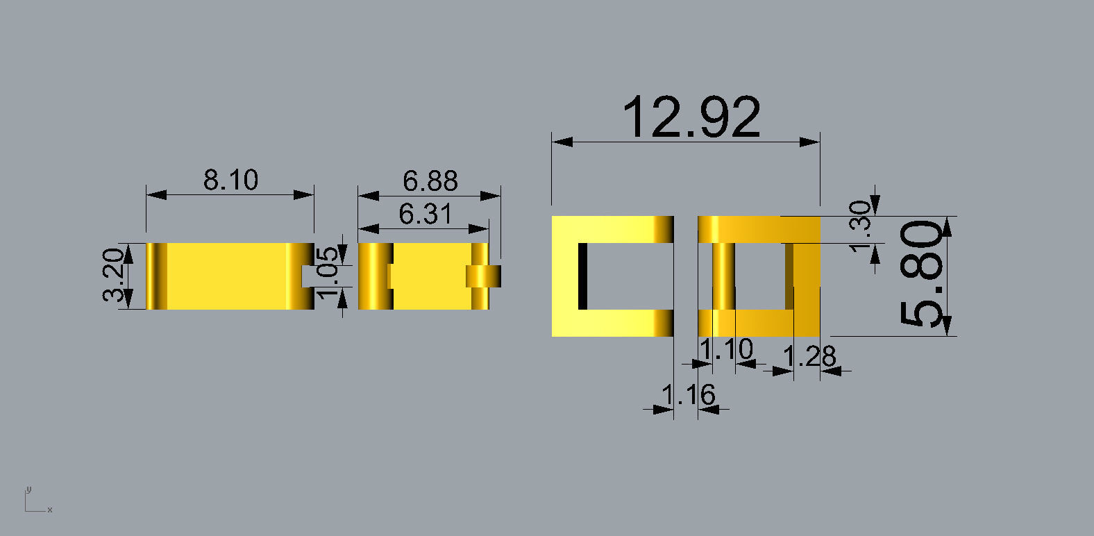 Lock For Chain or Link 3D print model_15
