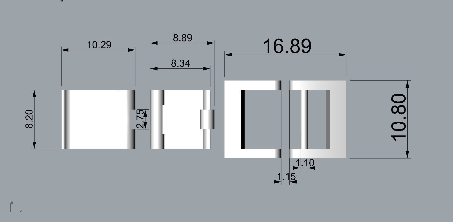 Lock For Chain or Link 3D print model_5