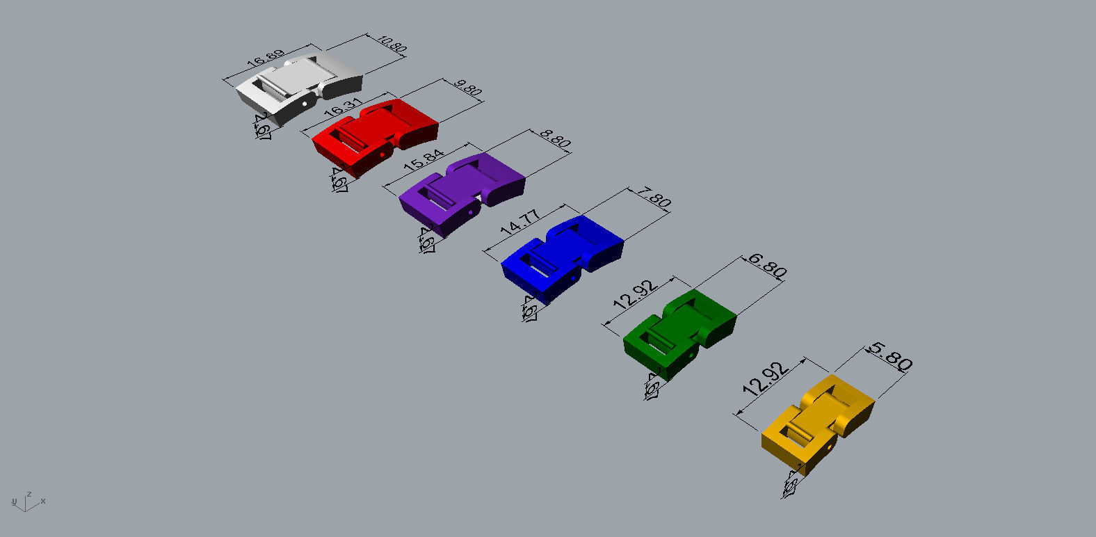Lock For Chain or Link 3D print model_2