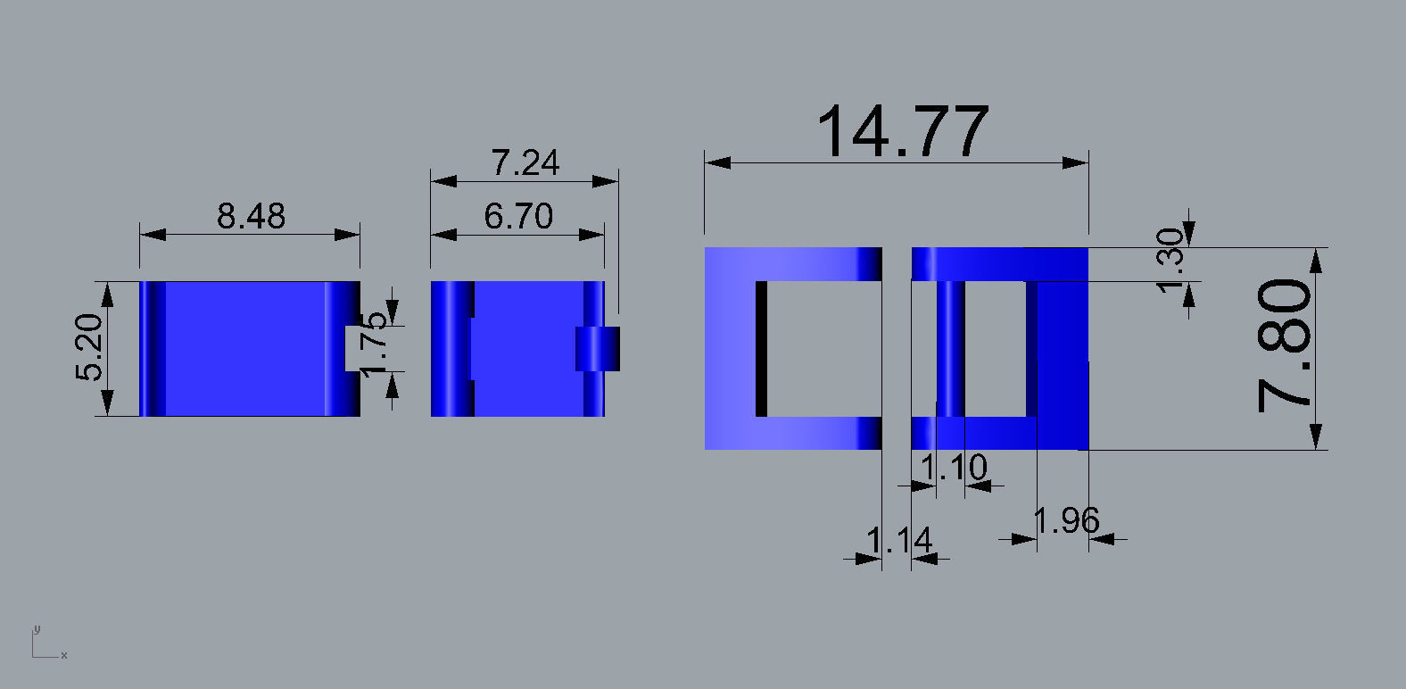 Lock For Chain or Link 3D print model_11