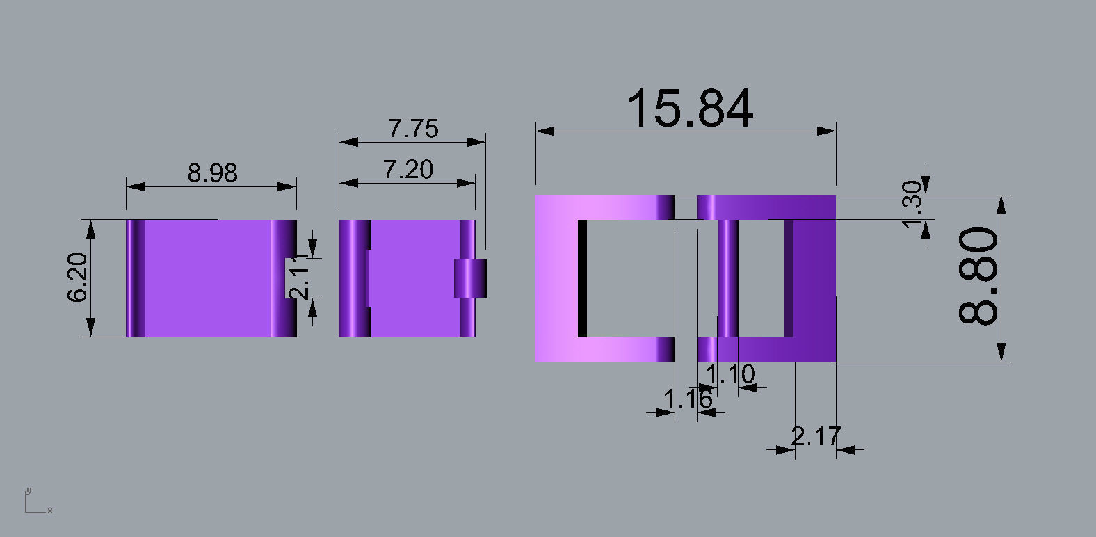 Lock For Chain or Link 3D print model_9