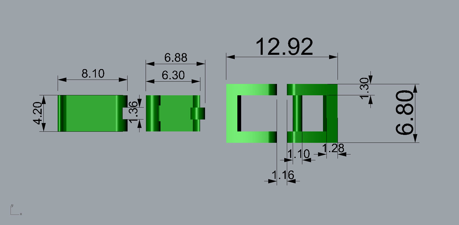 Lock For Chain or Link 3D print model_13