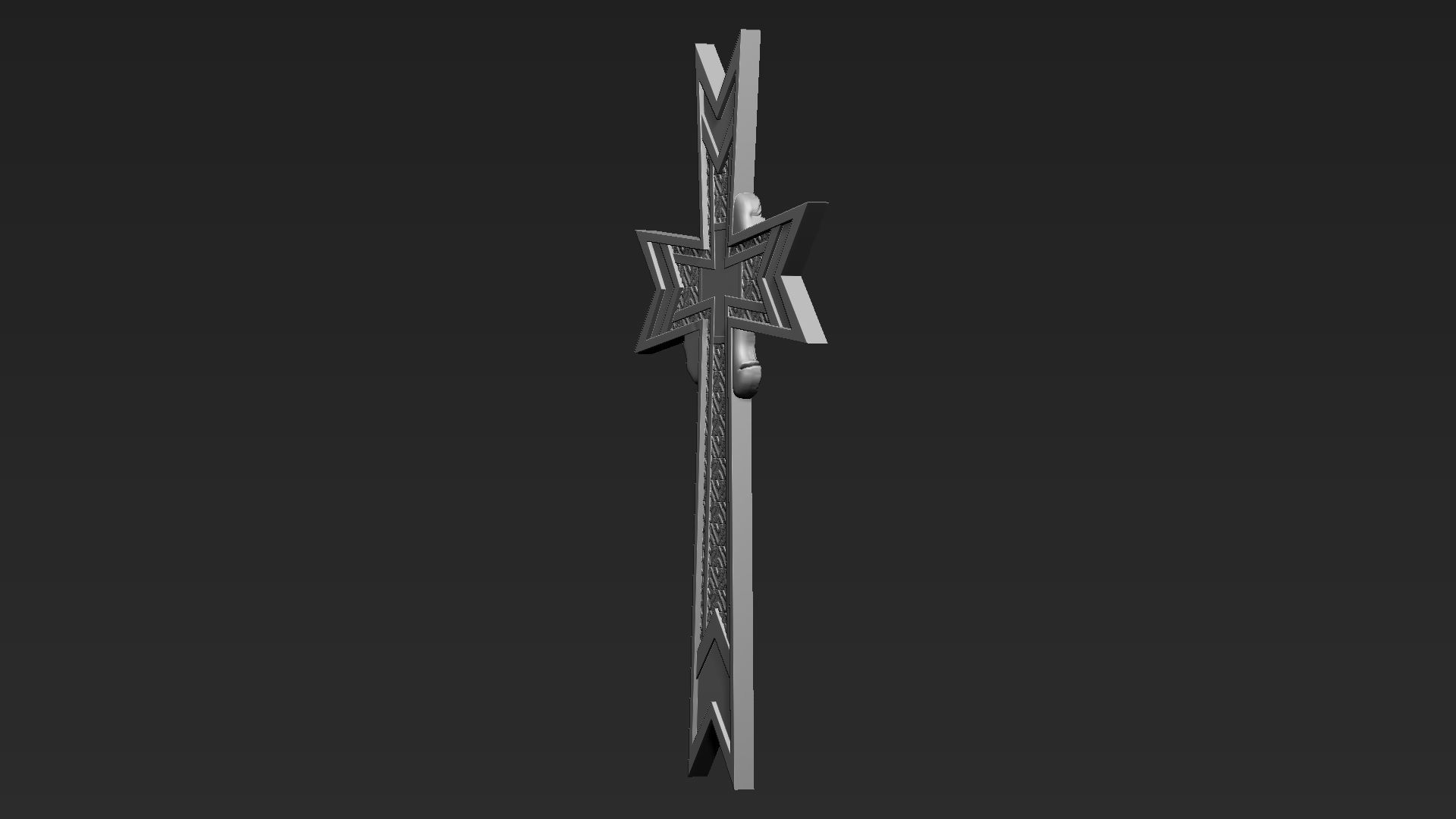 Jesus Cross 08 3D print model_13