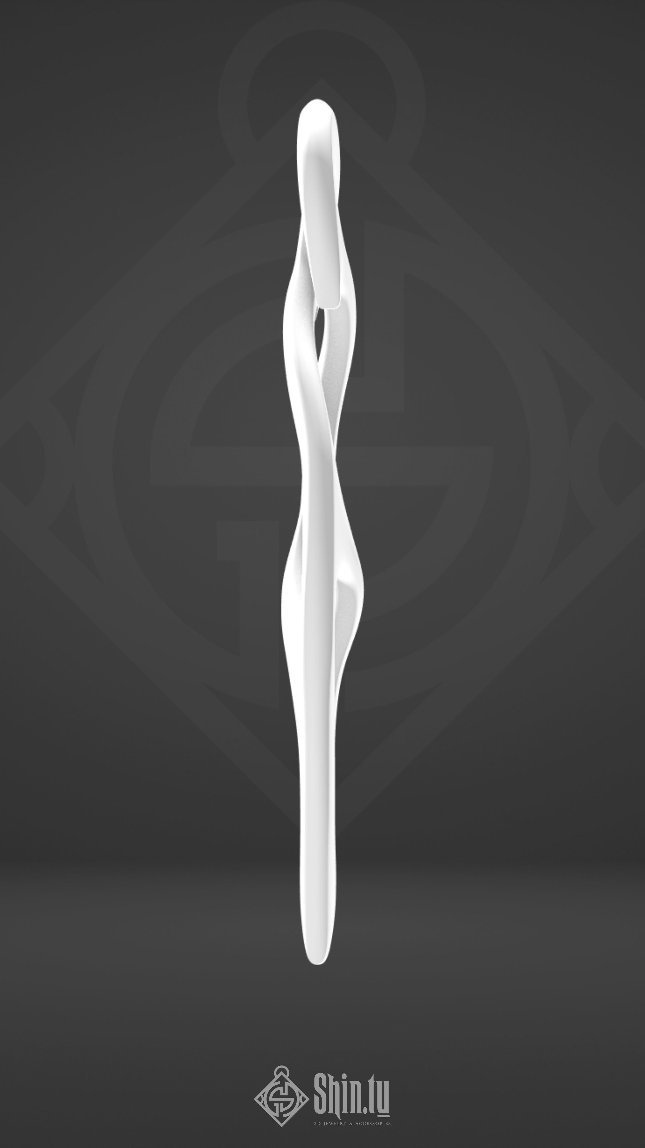 Maori Pendant Eternal four 3D print model_5