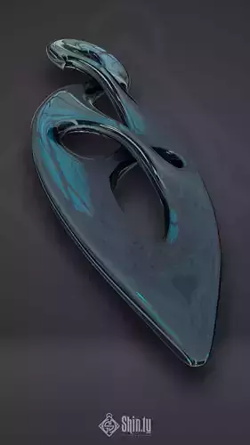 Maori Pendant Eternal four 3D print model