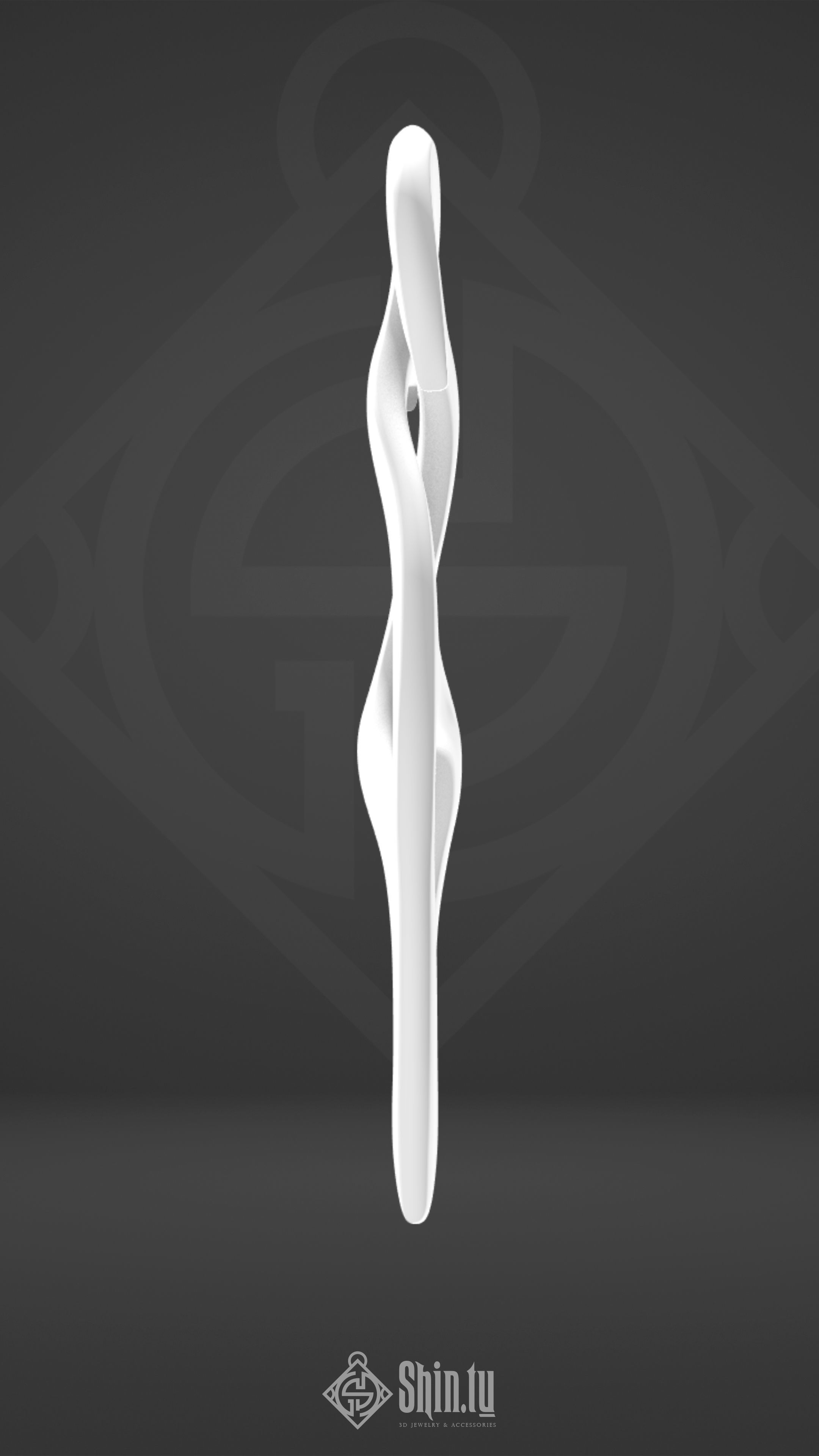 Maori Pendant Eternal four 3D print model_4