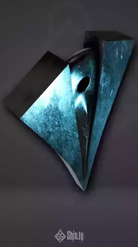 Maori Pendant stone arrow 3D print model