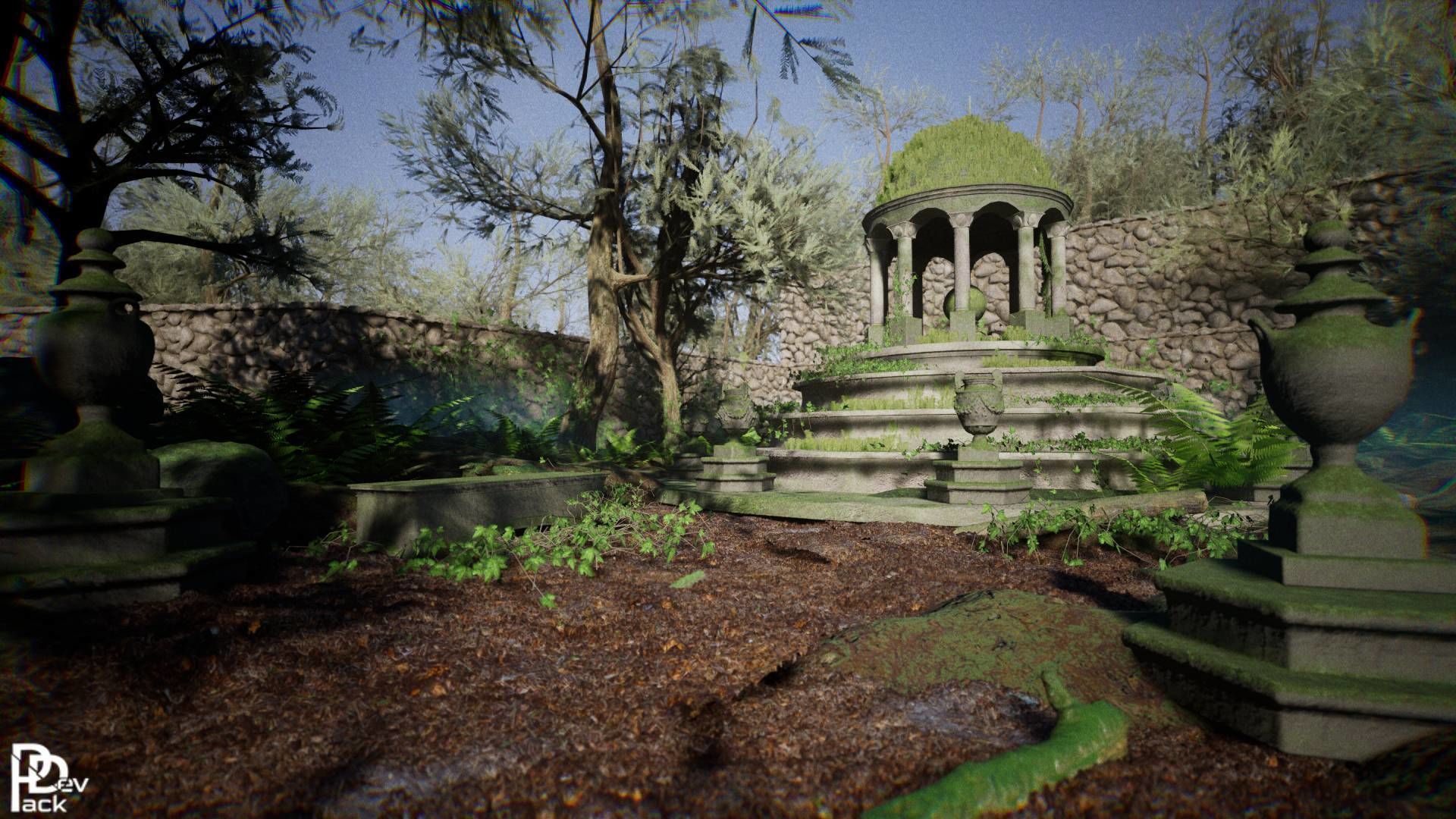 Forest Shrine 47 Assets Low-poly 3D model_12