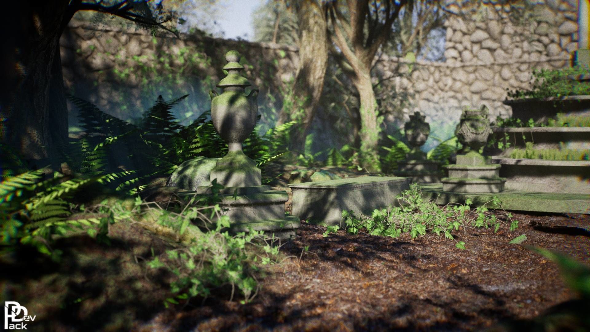 Forest Shrine 47 Assets Low-poly 3D model_8