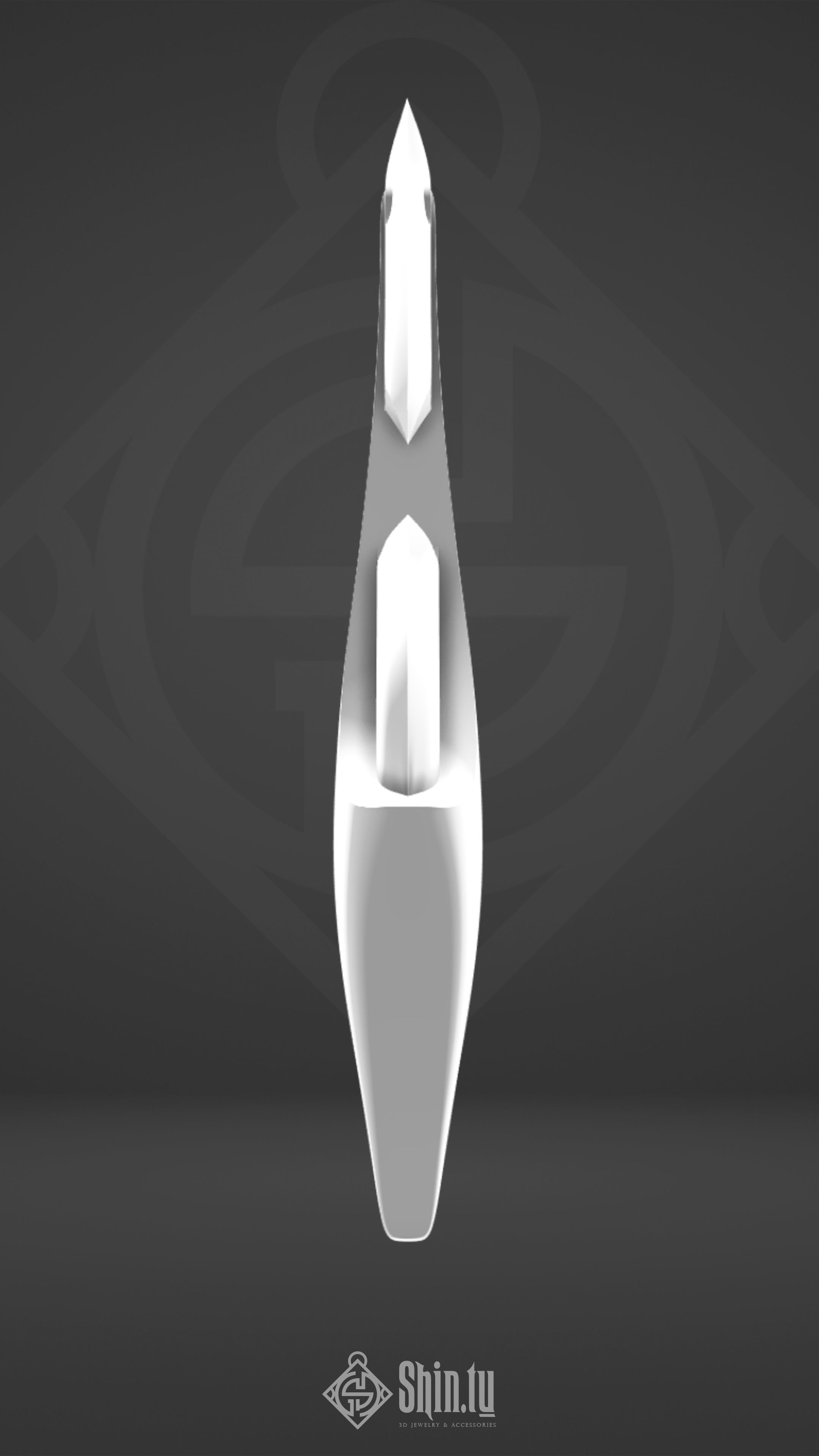 Maori Pendant Ocean Horn 3D print model_6