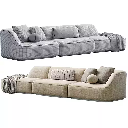 Somod Sofa By Davis 3D model 4