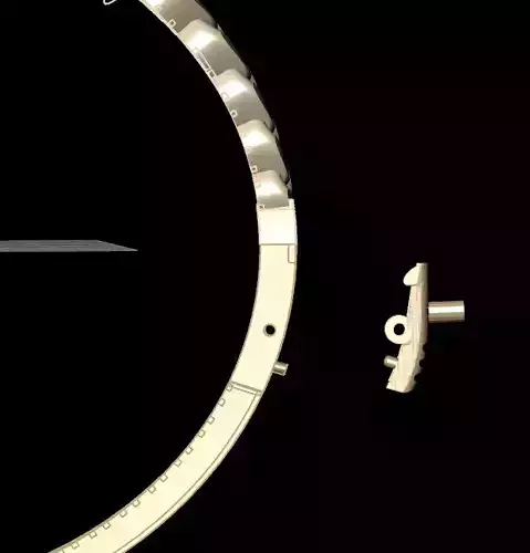 3d panter clamp model