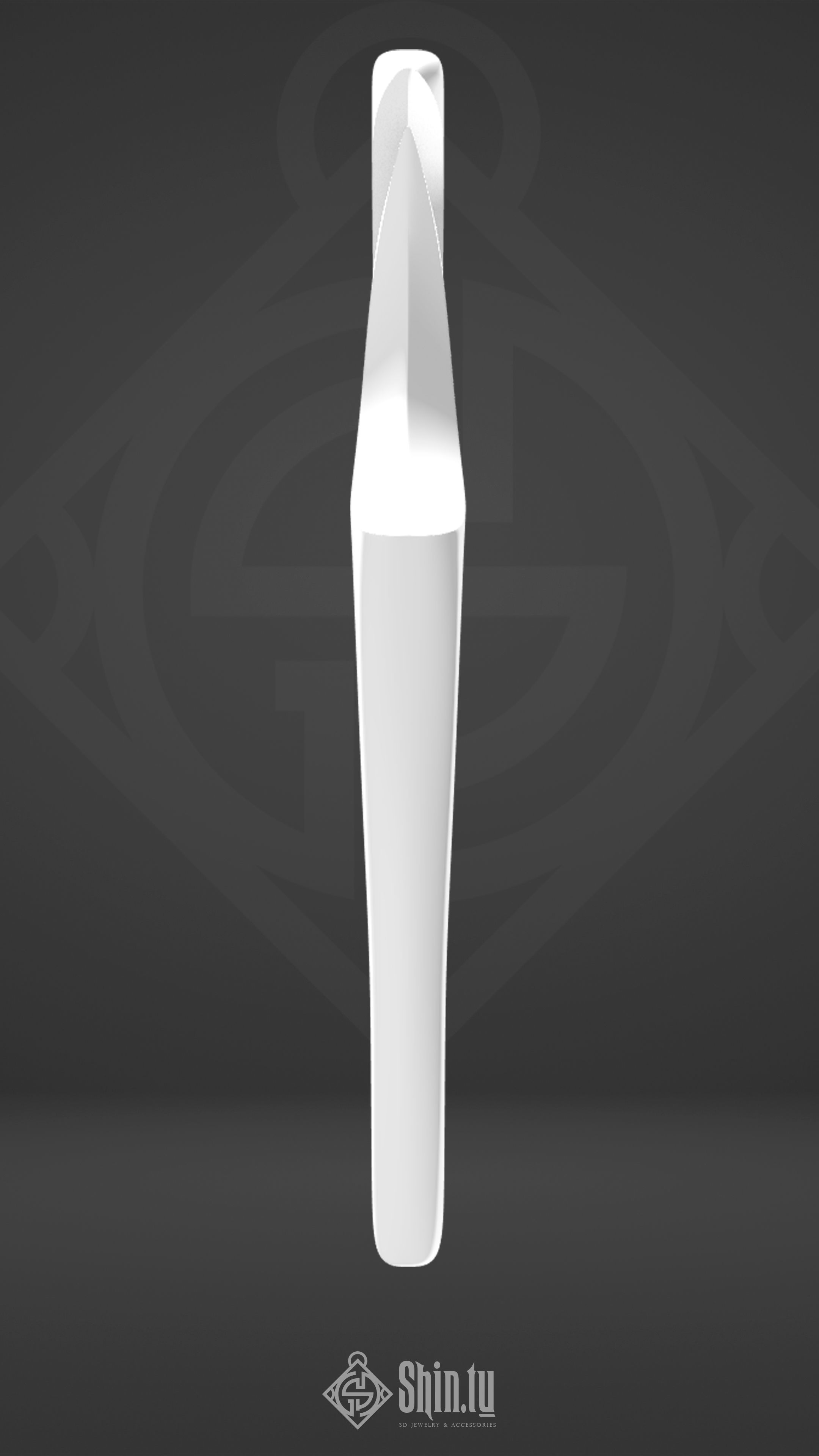 Maori Pendant Sacred wave 3D print model_5