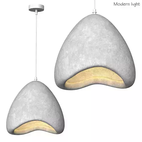 Modern Adjustable Design Plastic Hanging 3D model