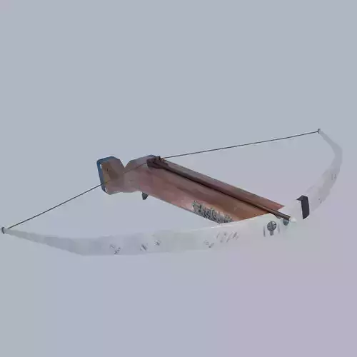 Crossbow1 Bow1 Military  Low-poly 3D model