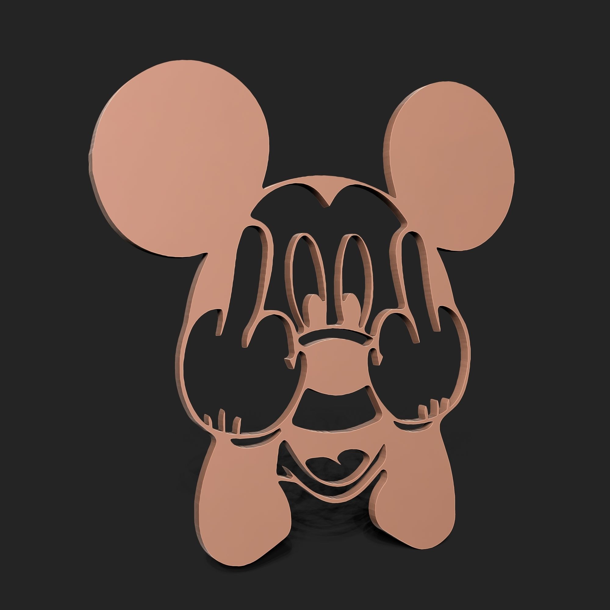 MICKY FUCK YOU 3D print model_1