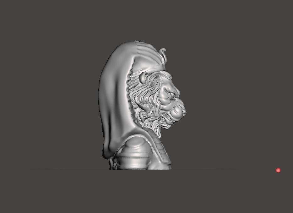 Lion Pharaoh  3D print model_3