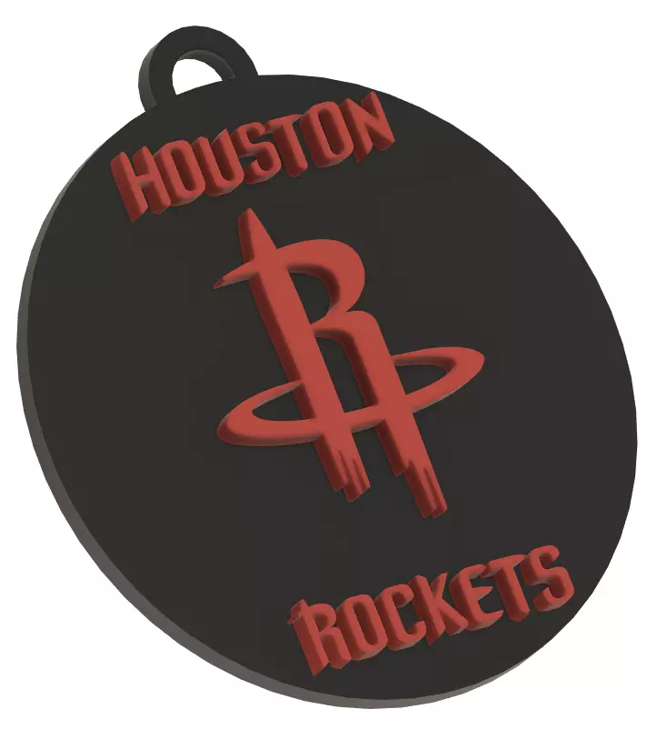 HOUSTON ROCKETS 3D PRINTABLE KEY CHAIN 3D print model