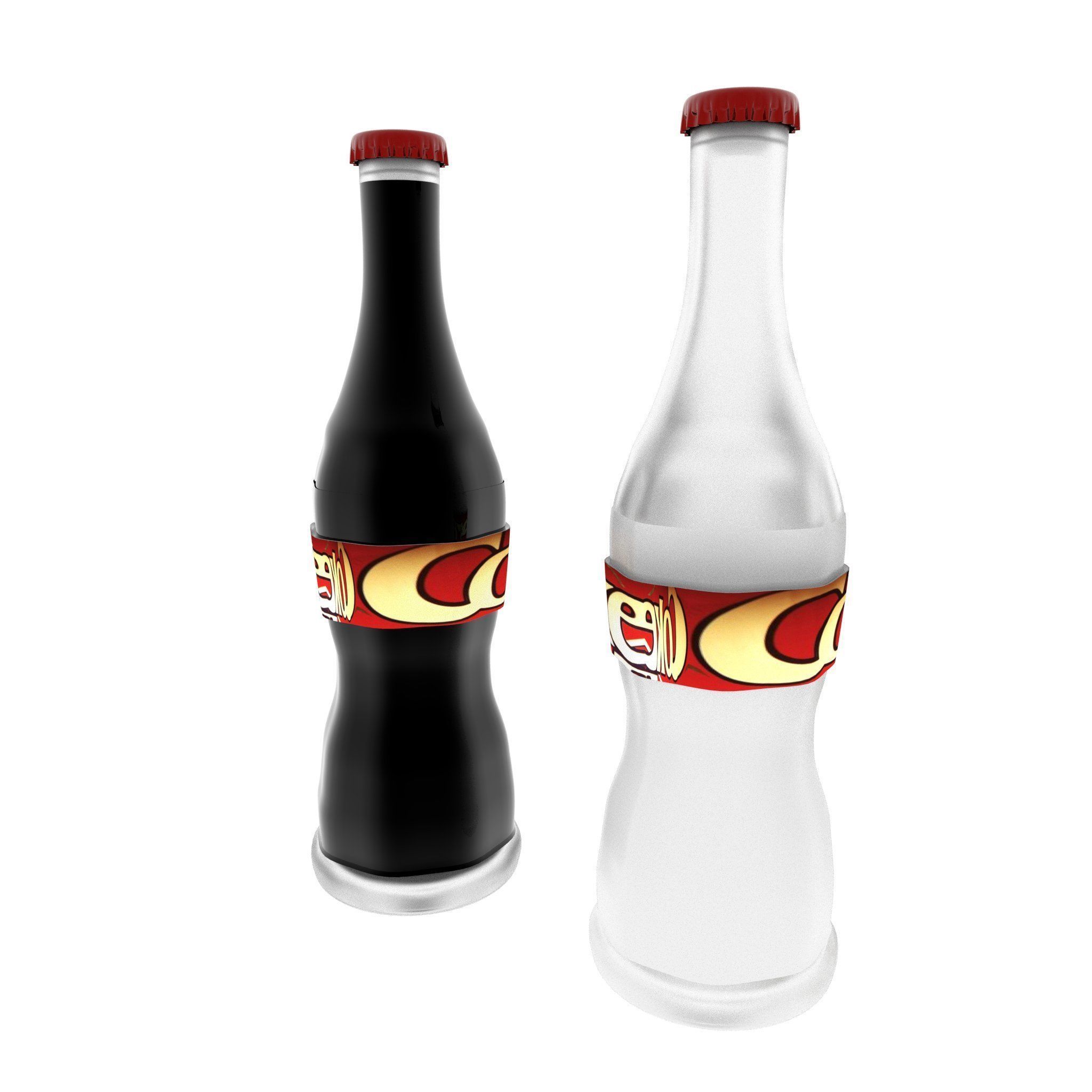 Coke Cola  3D model_2