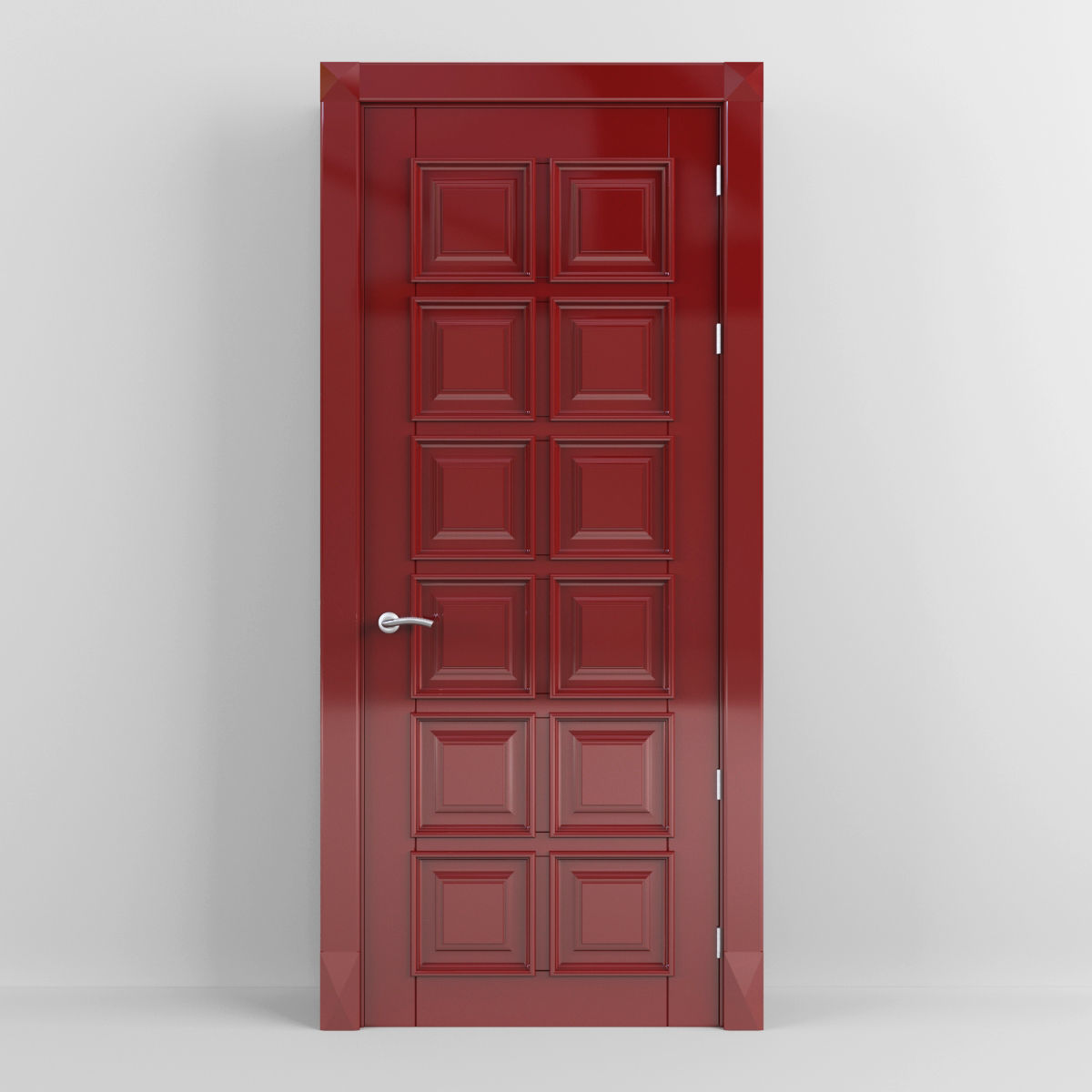 red door for interior 3D model_1
