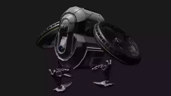 Drone UAV aircraft model 3D model