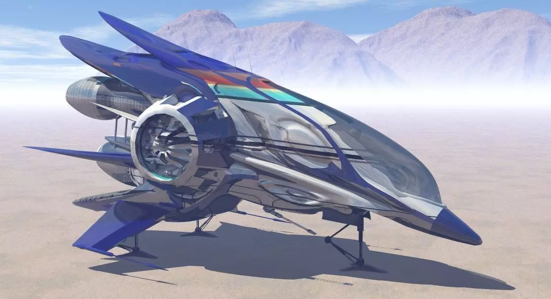 Alien Interceptor Free 3D model