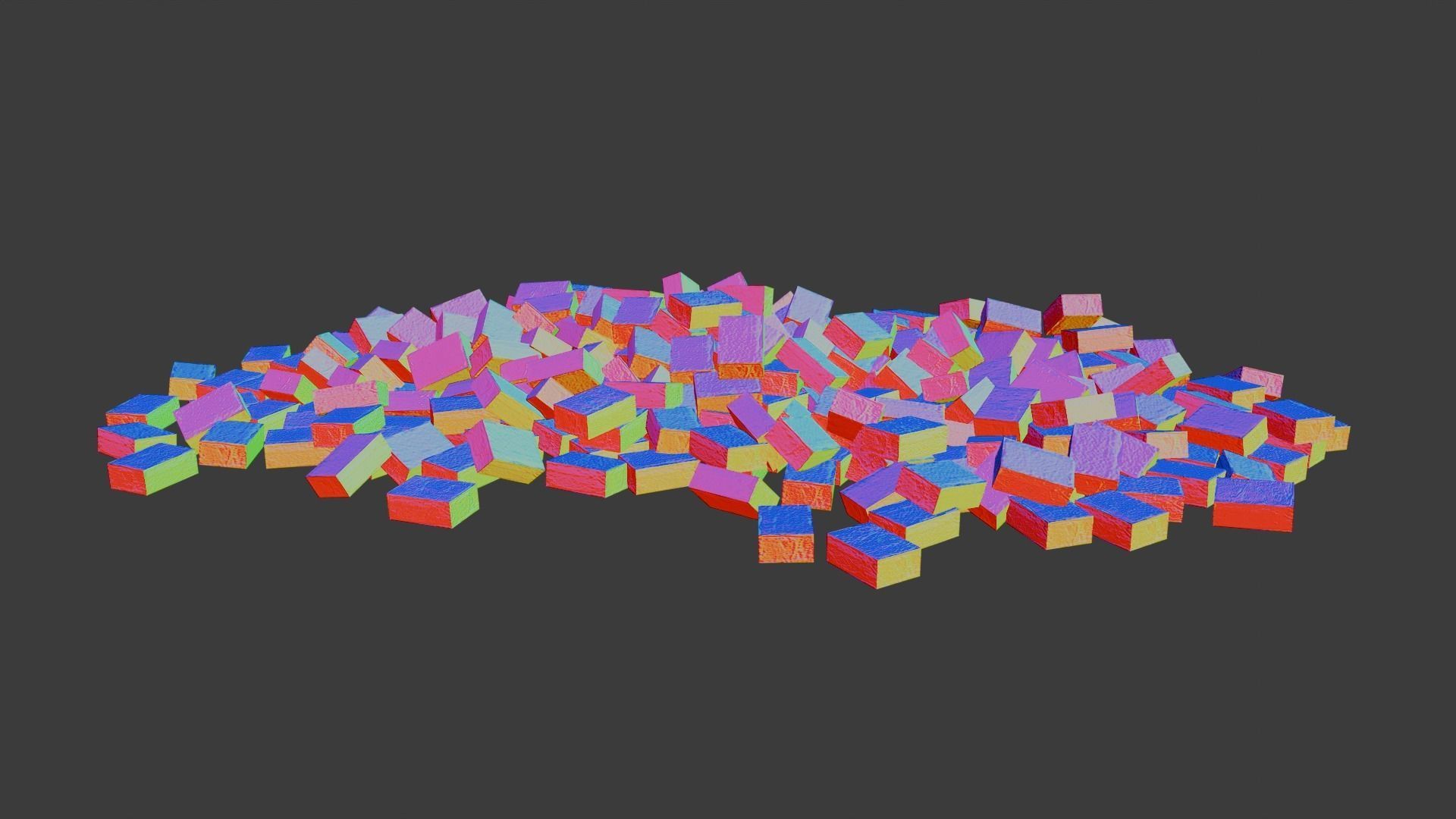 Brick Stack  3D model_2