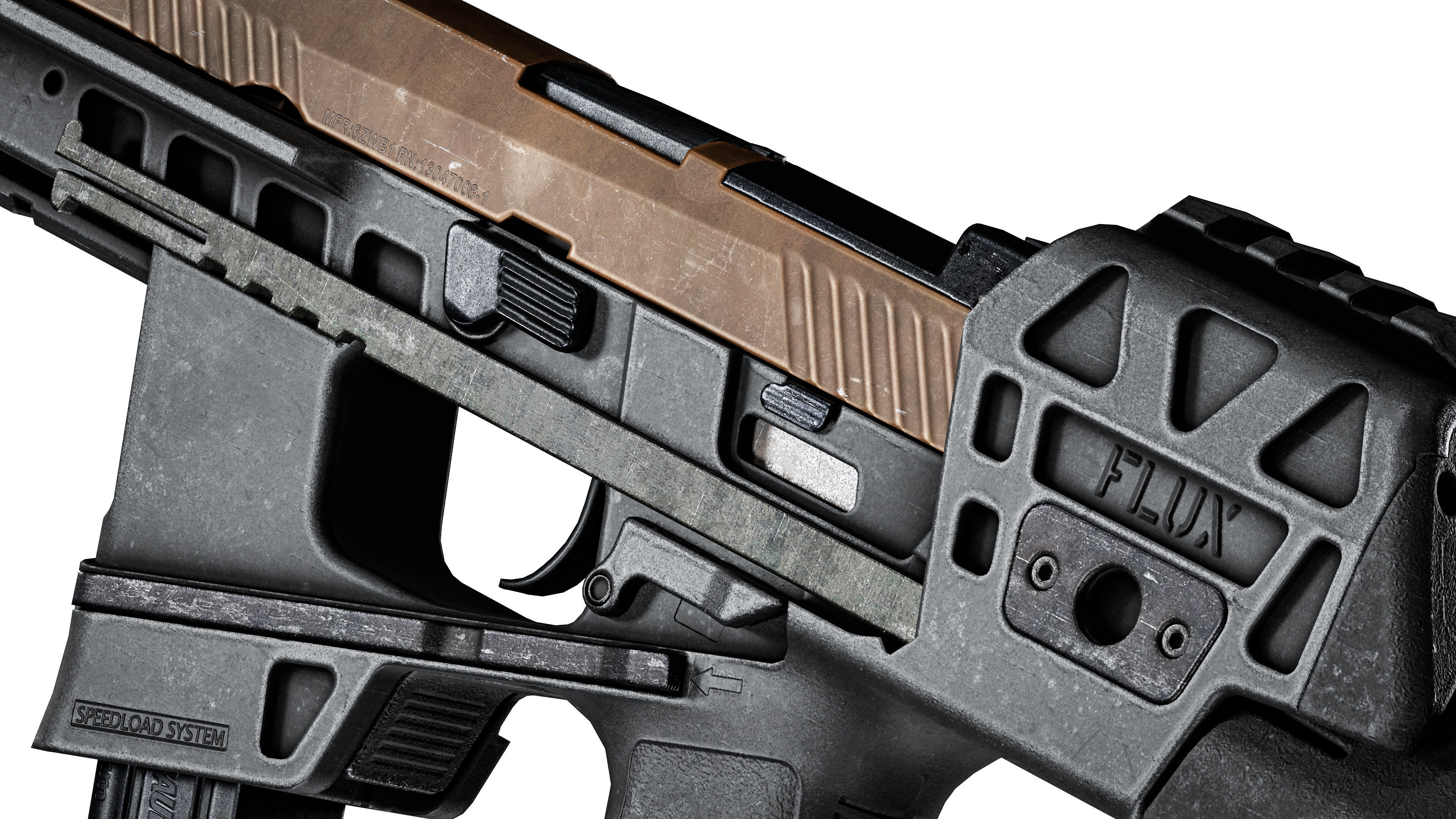 FLUX DEFENSE RAIDER X Low-poly 3D model_5