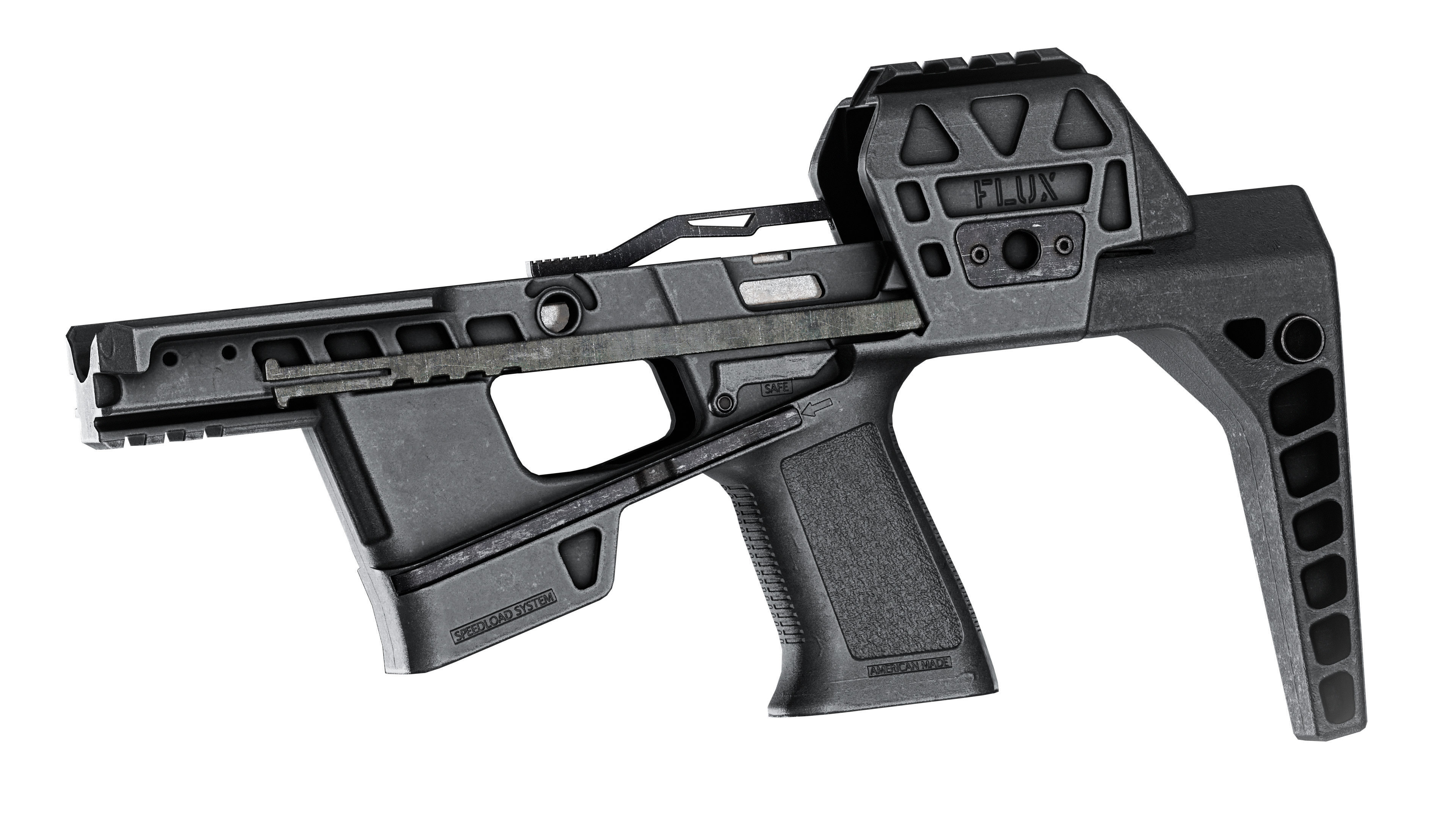 FLUX DEFENSE RAIDER X Low-poly 3D model_8