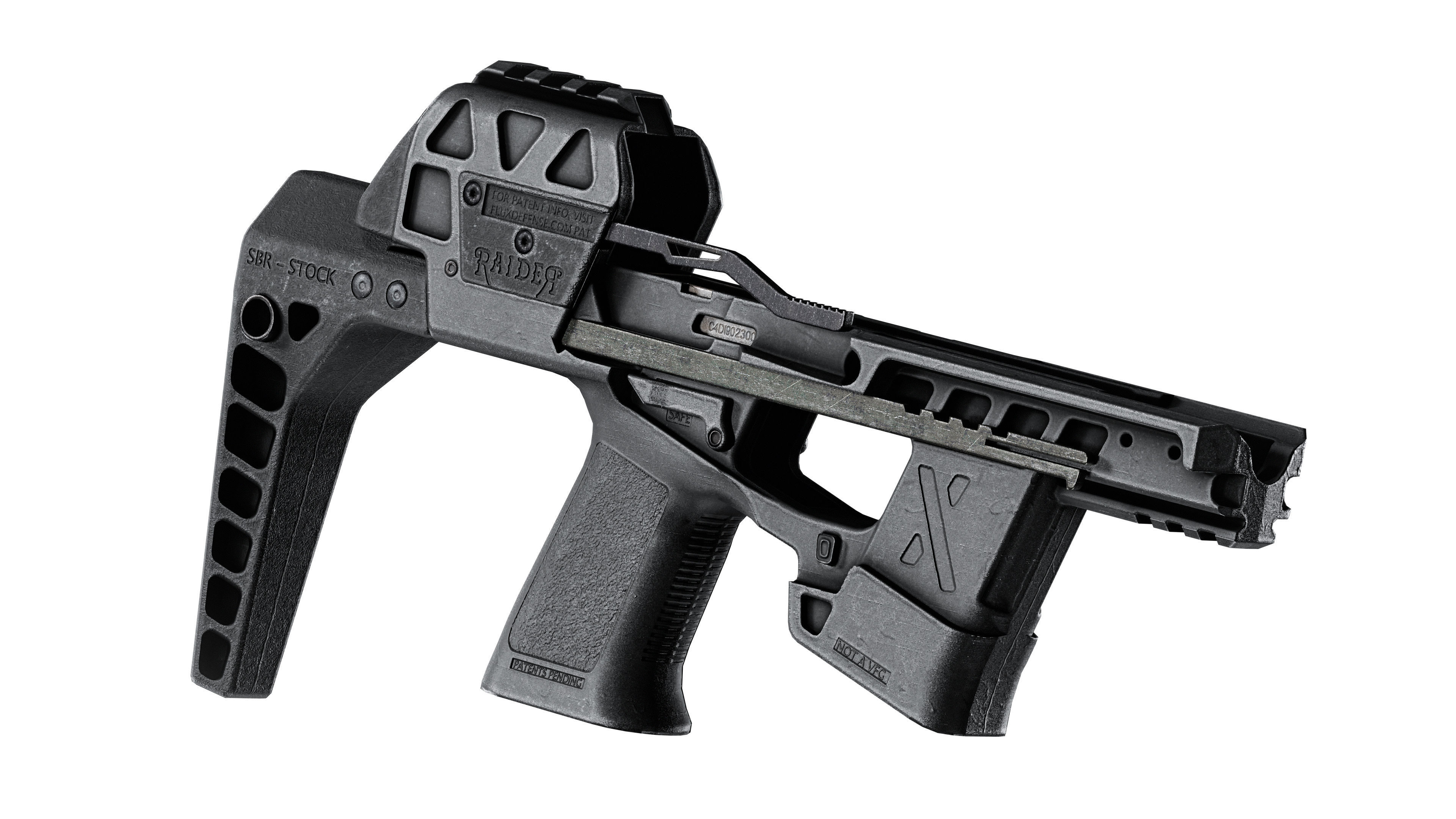 FLUX DEFENSE RAIDER X Low-poly 3D model_7