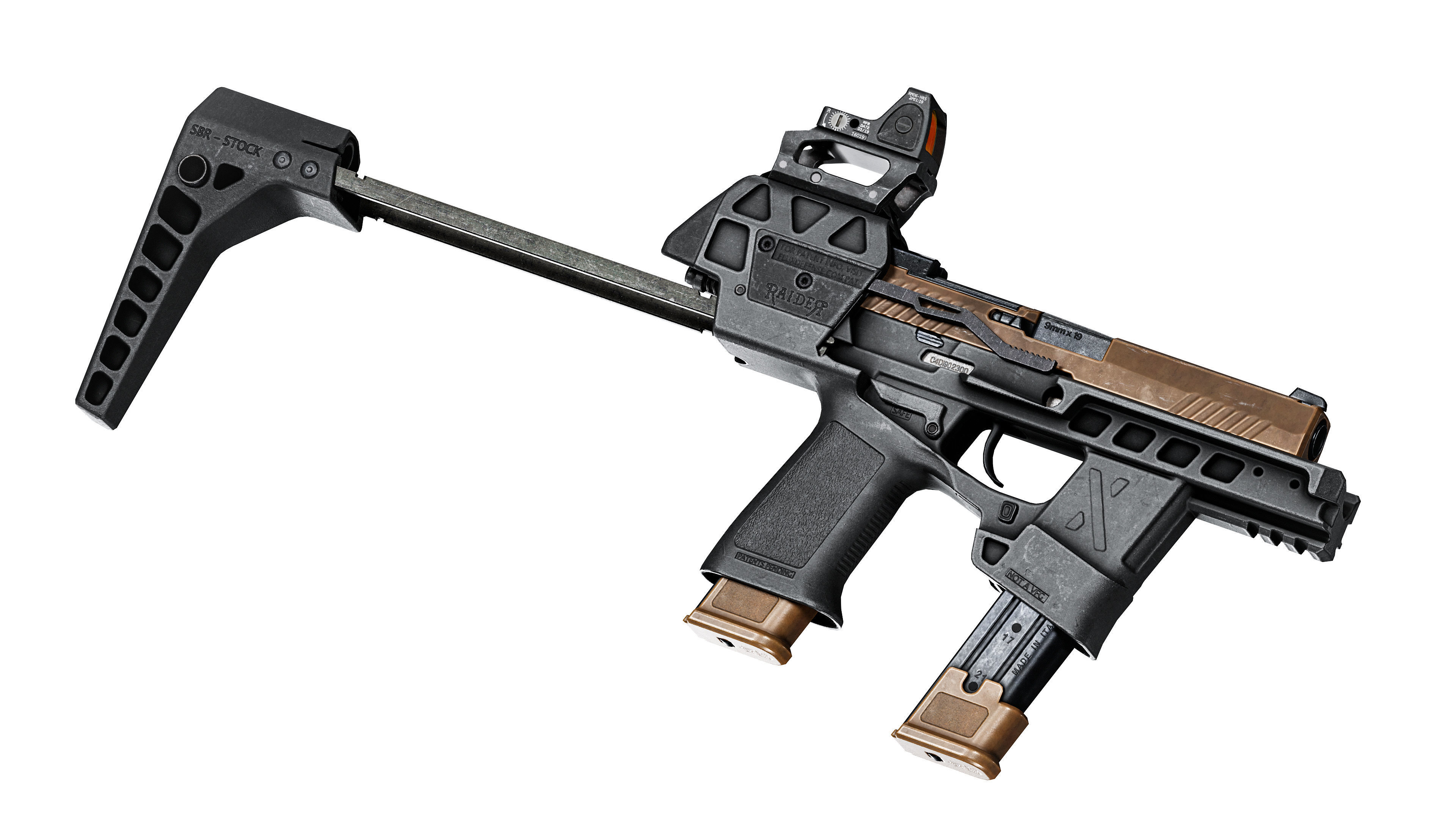 FLUX DEFENSE RAIDER X Low-poly 3D model_2