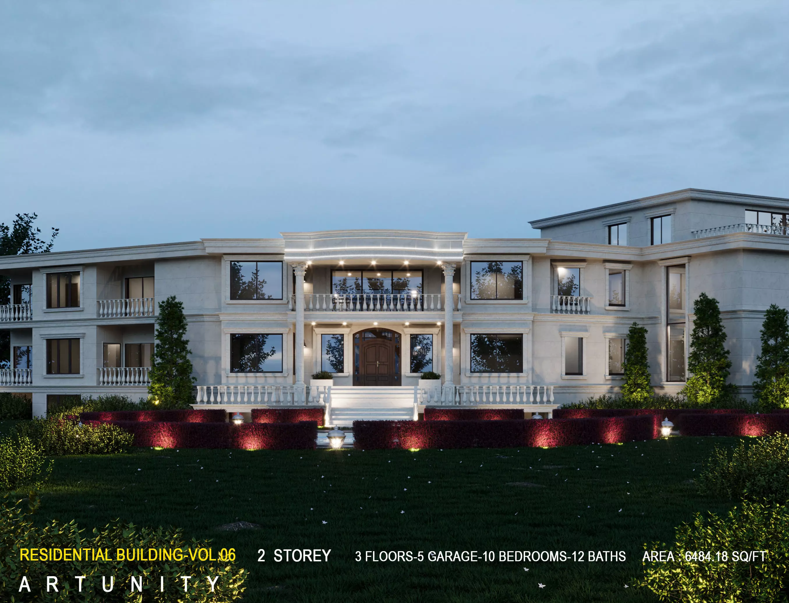 Residential-Building-vol-06-3Dmodel 3D model_0