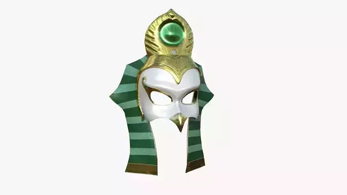 Ra Mask A09 - Egyptian Gods Character Clothing Low-poly 3D model