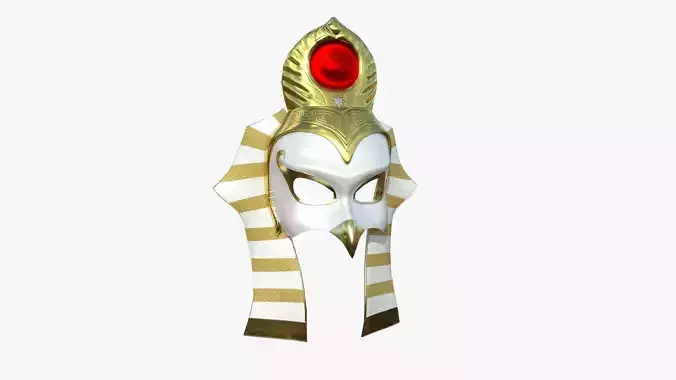 Ra Mask A08 - Egyptian Gods Character Clothing Low-poly 3D model
