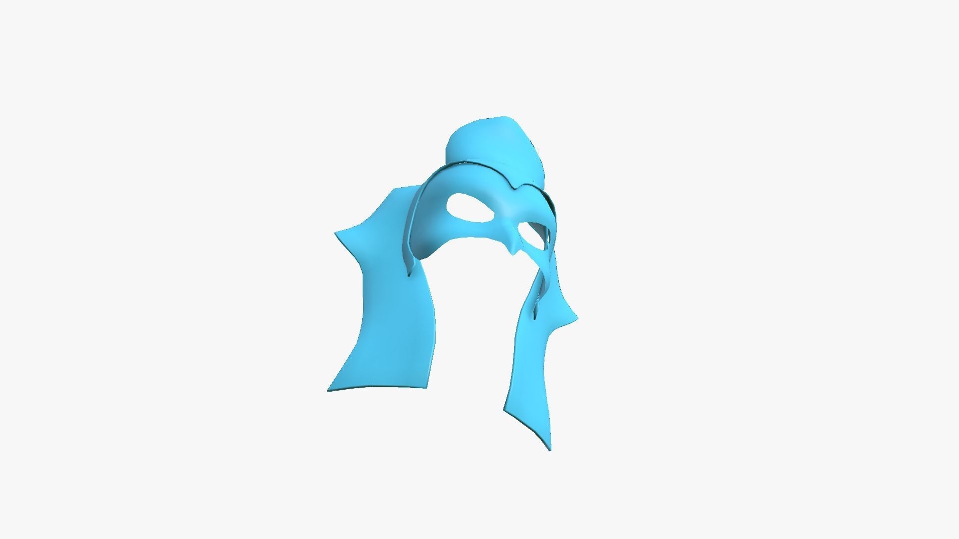 Ra Mask A08 - Egyptian Gods Character Clothing Low-poly 3D model_16